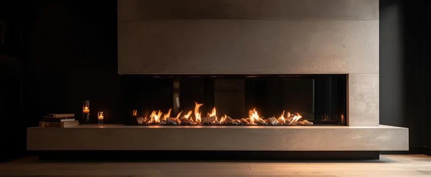 Gas Fireplace Ember Bed Design Services in Cerritos, California