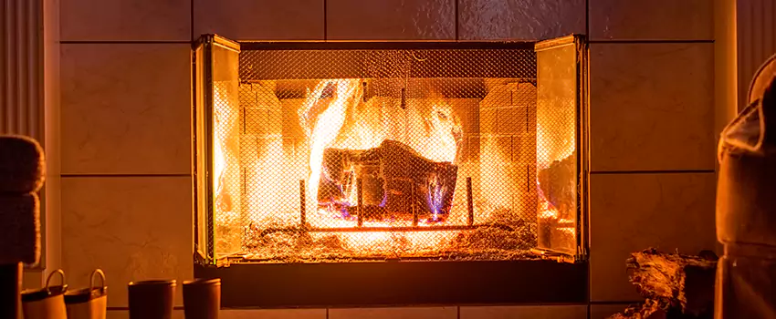 Mendota Hearth Landscape Fireplace Installation in Cerritos, California