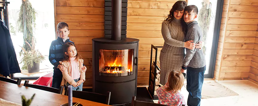 Morso Cast Iron Fireplace Insert Installation in Cerritos, California