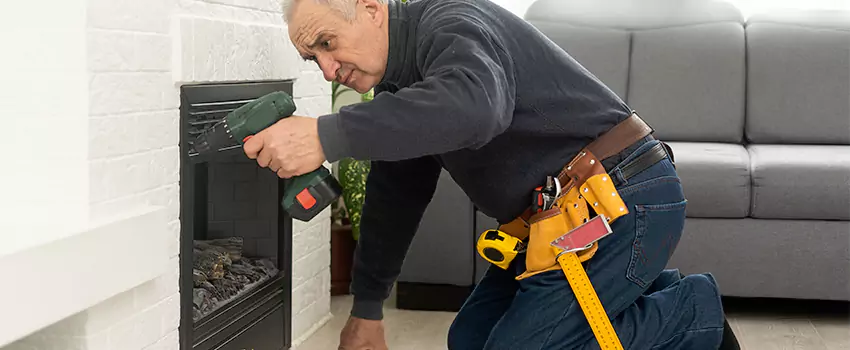 New Indoor Fireplace Installation in Cerritos, California