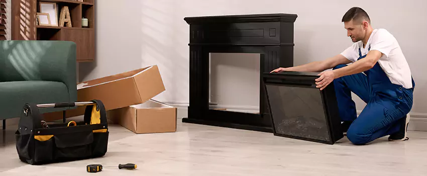 Old Rusted Metal Fireplace Repair And Replacement in Cerritos, CA